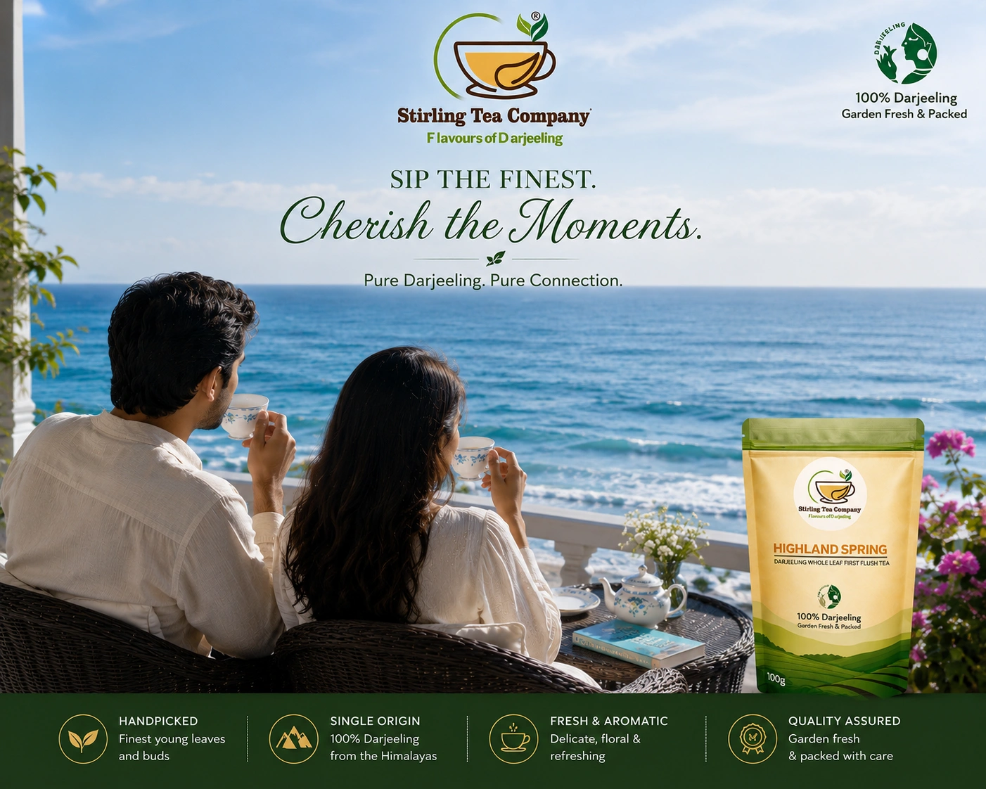 HIGHLAND SPRING | Premium First Flush Darjeeling Tea - Image 15