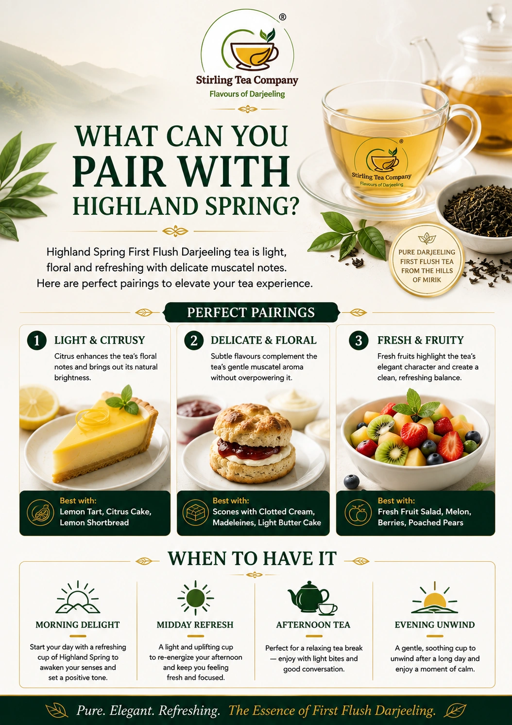 HIGHLAND SPRING | Premium First Flush Darjeeling Tea - Image 11
