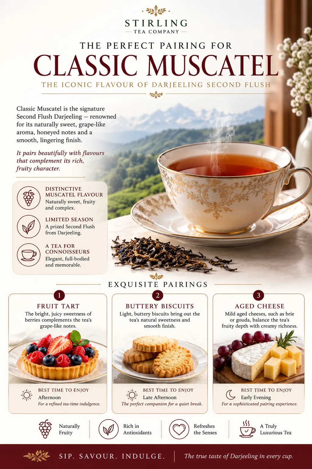 CLASSIC MUSCATEL, Second Flush Darjeeling Muscatel Tea, Darjeeling Muscatel Tea - Image 12